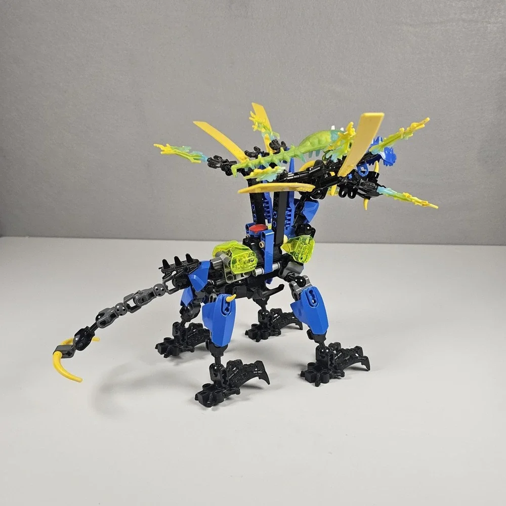 LEGO Hero Factory Dragon Bolt 44009 Brain Attack Blue Dragon Bionicle Preowned